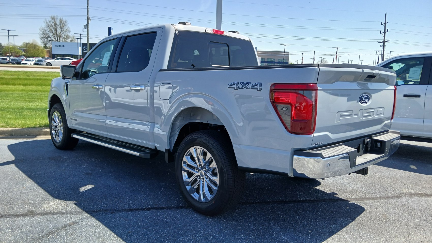 Modern pickup truck with 4x4 drive and SuperCrew extended cab