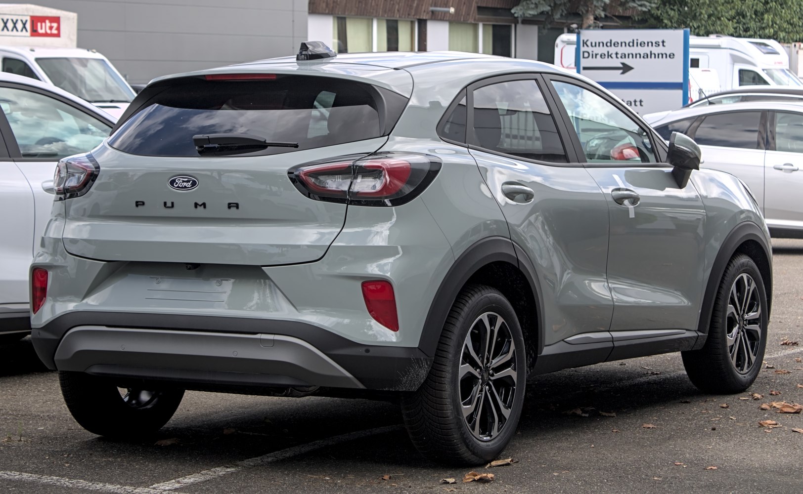 Modern rear and side design with updated taillights and alloy wheels