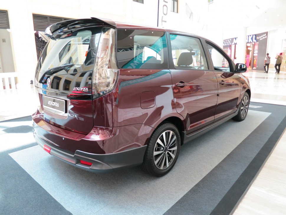 MPV rear side profile with distinct taillights and modern styling