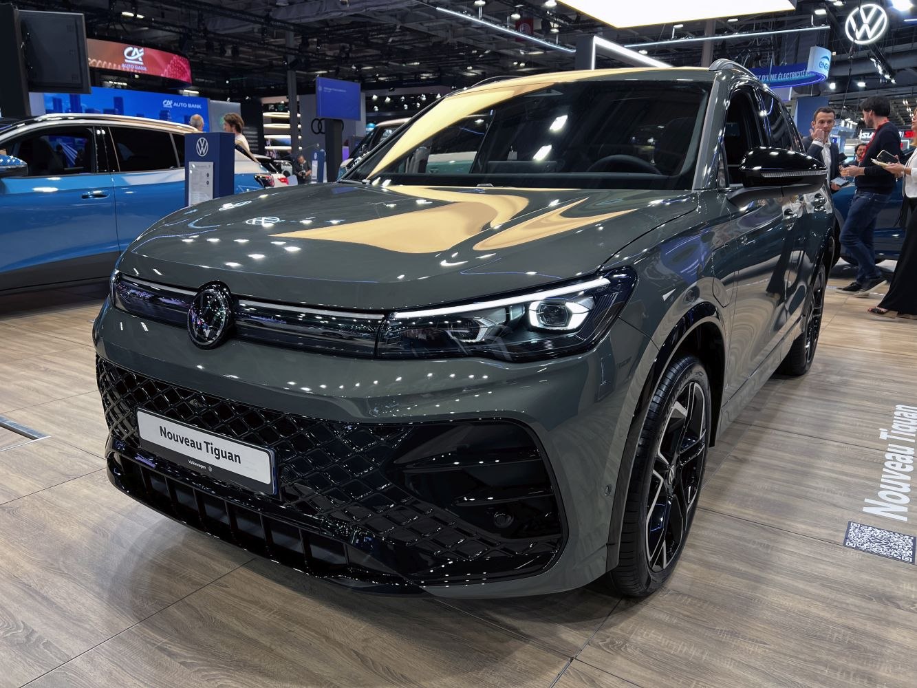 Modern SUV front with LED headlights and sleek grille
