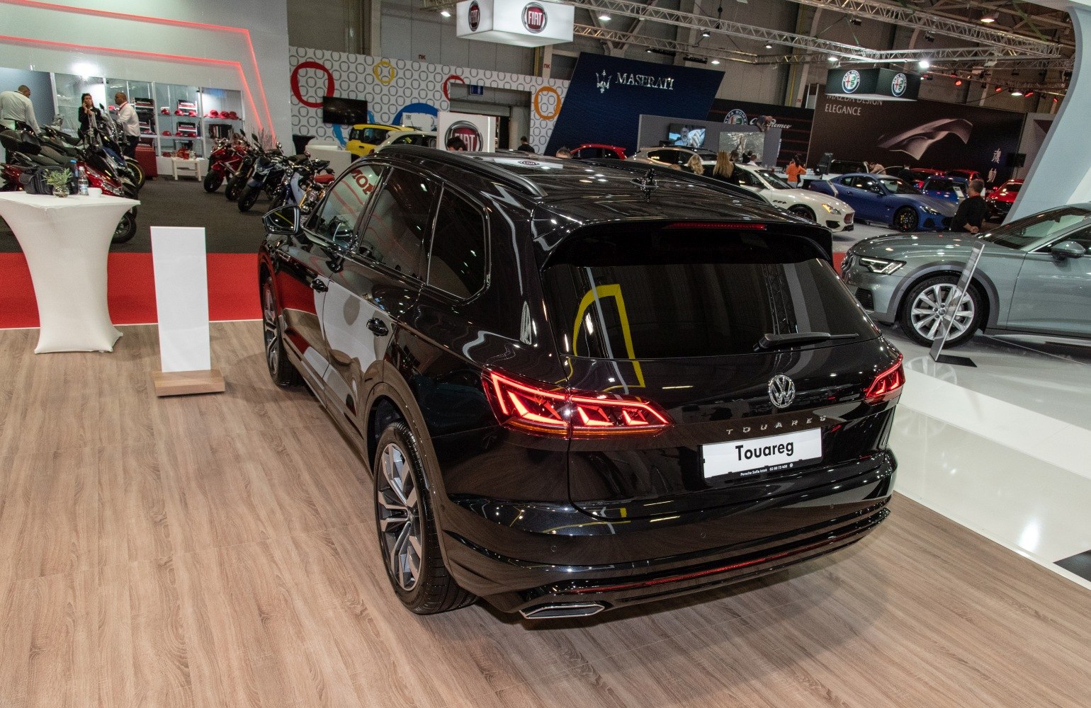Black SUV rear with sharp LED taillights and modern design