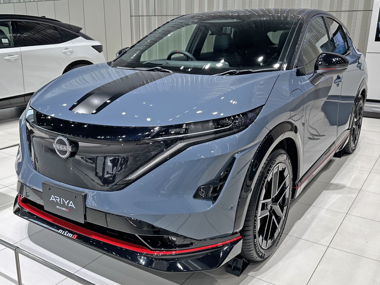 Front fascia with aerodynamic and sporty styling details.