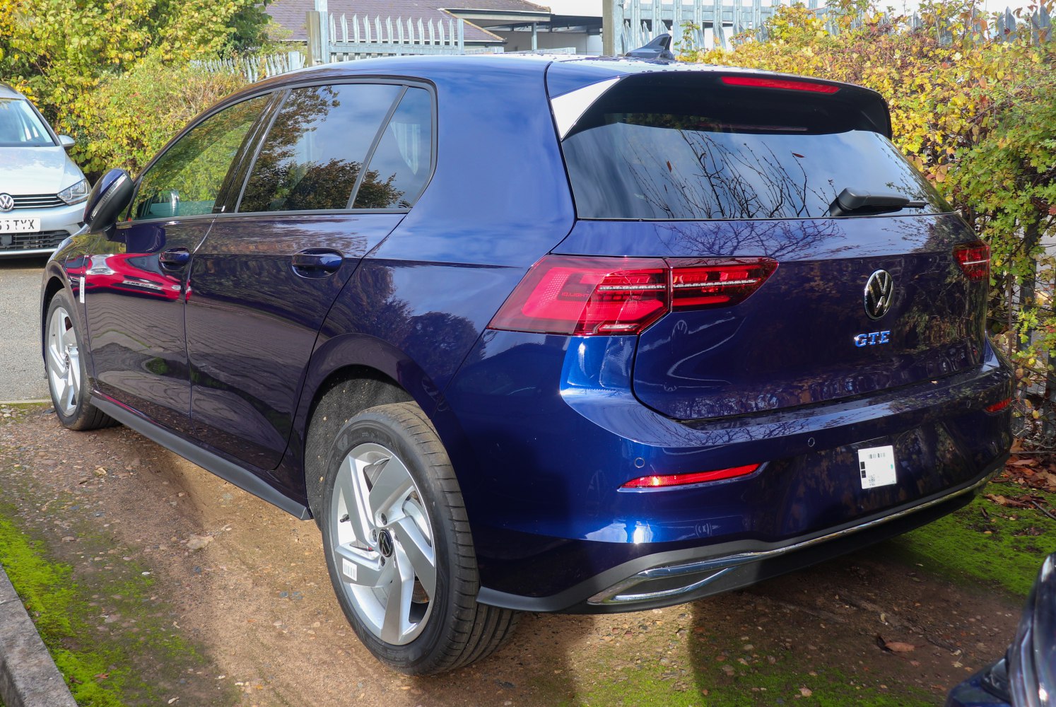 Rear side of hatchback with LED tail lights and alloy wheels.
