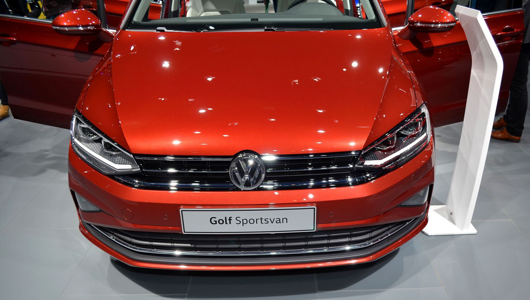 Front grille and LED headlight design with sporty bumper.