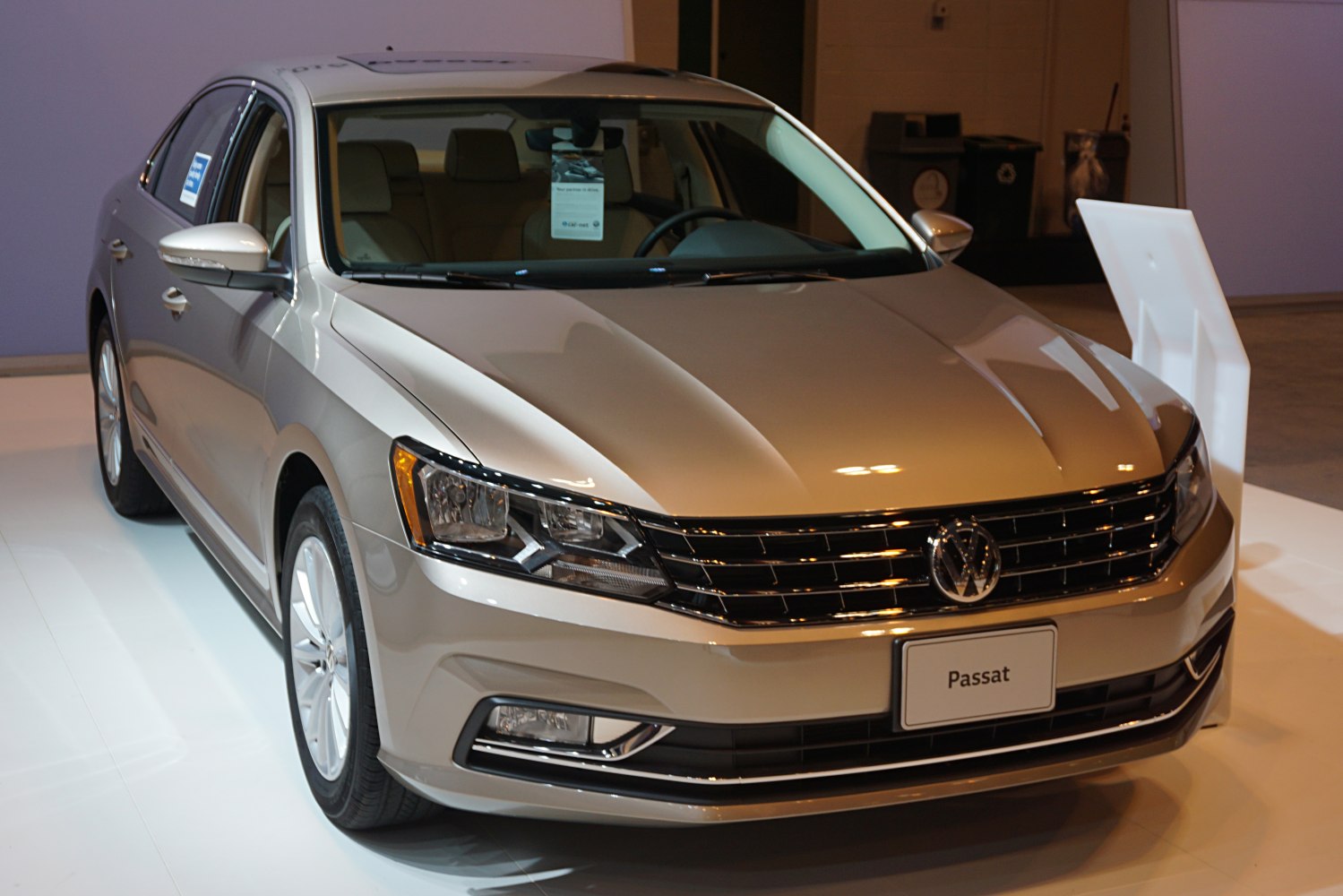 Front grille and headlights with chrome accents and sleek design