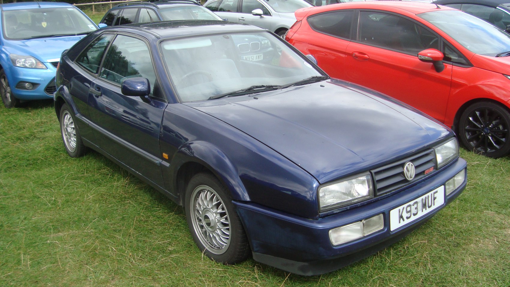 Sporty hatchback with BBS alloy wheels and classic 1990s design