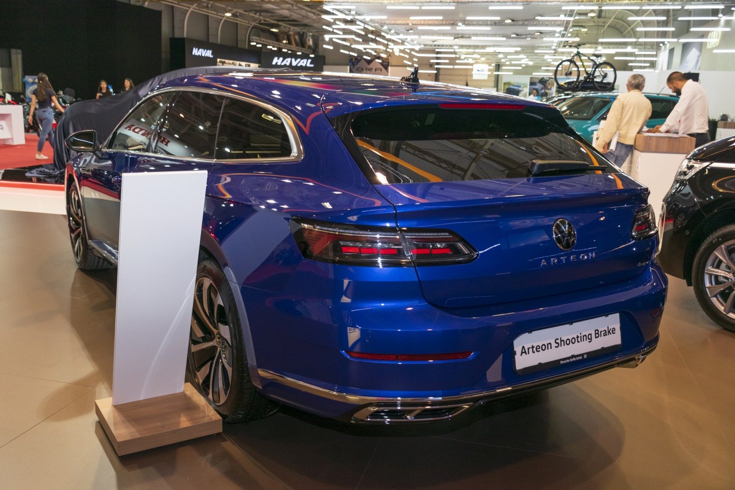 Sleek rear design with LED tail lights and dual exhausts