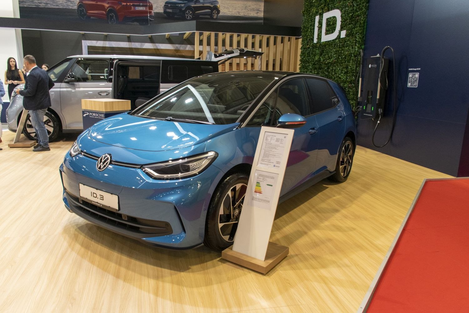 2023 electric hatchback with LED headlights and sleek modern design