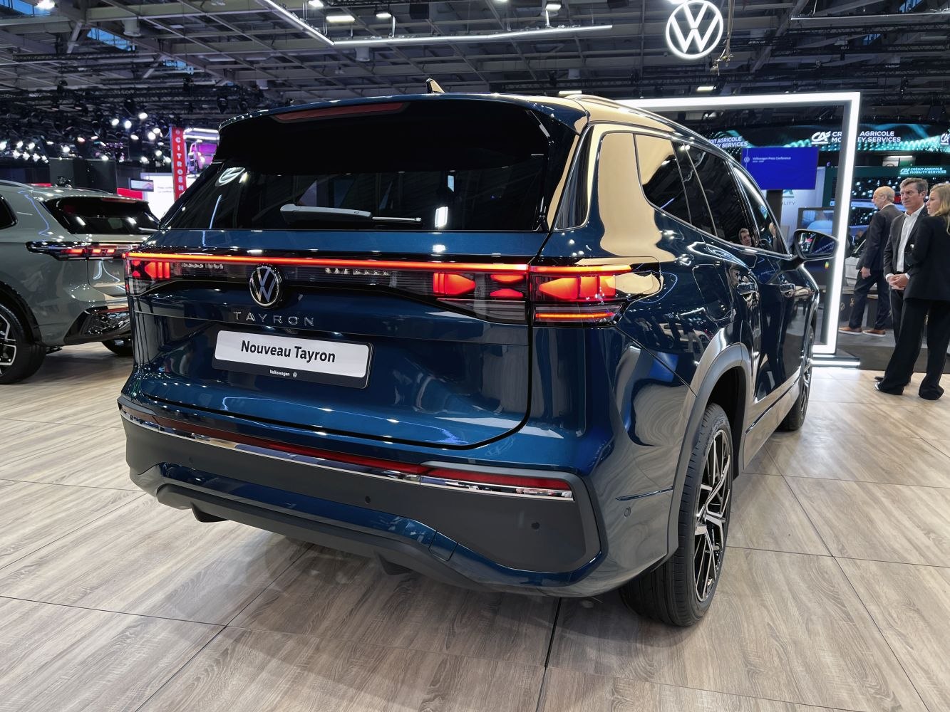 Rear design with connected LED tail lights and sleek modern SUV styling