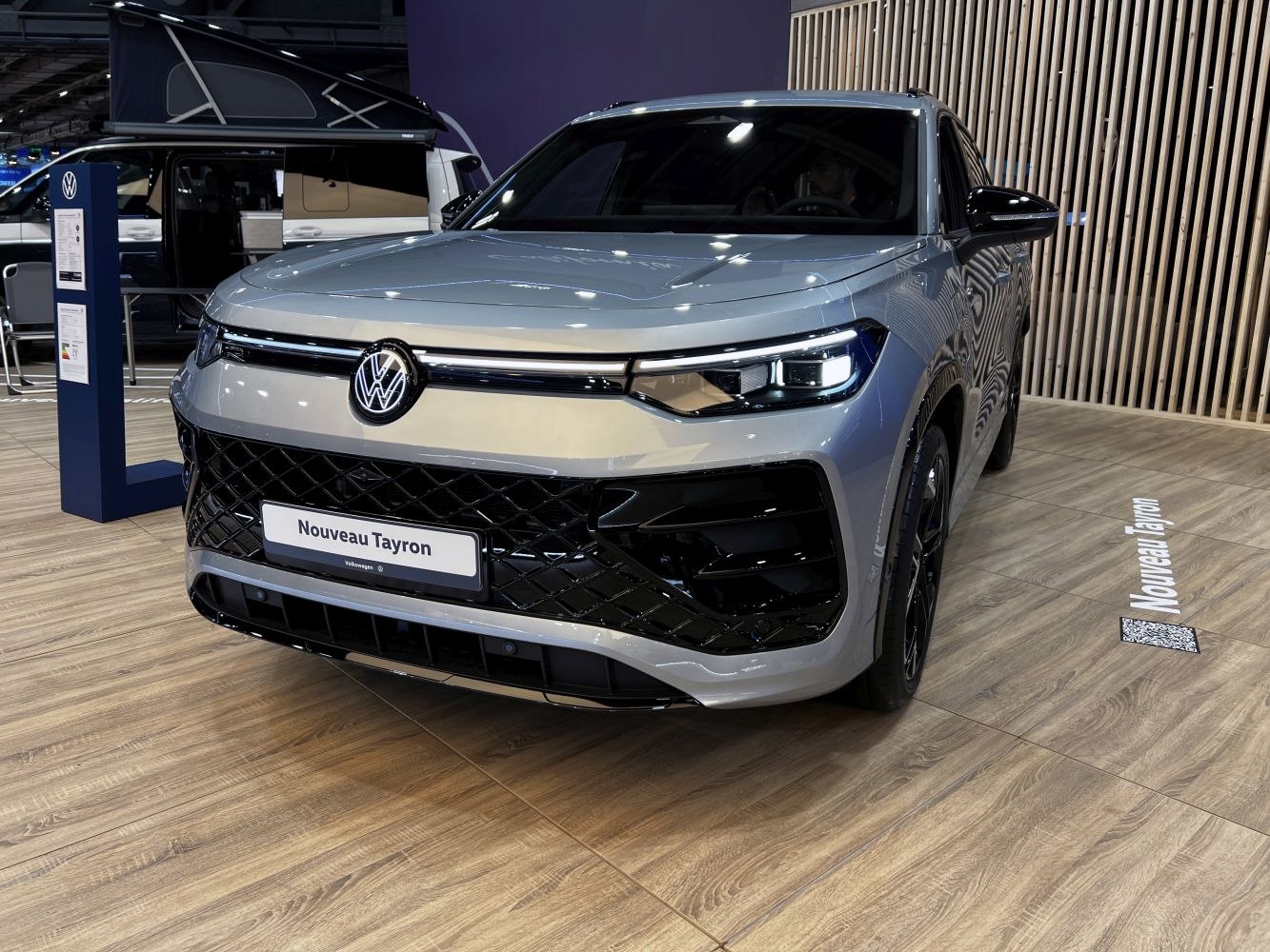 Modern SUV front fascia with sleek headlights and bold grille