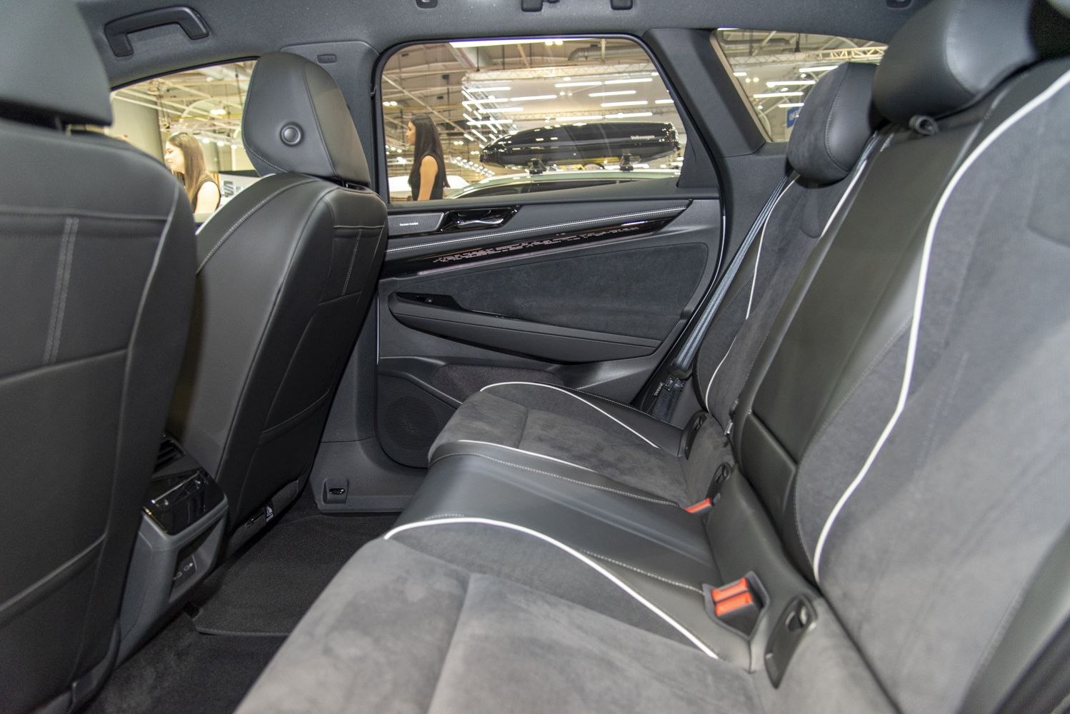Spacious rear seating with premium upholstery and modern design