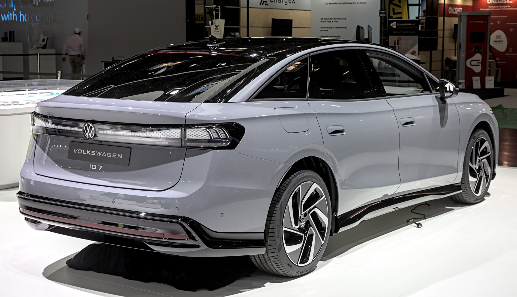 Sleek rear and side profile with LED taillights and aerodynamic design