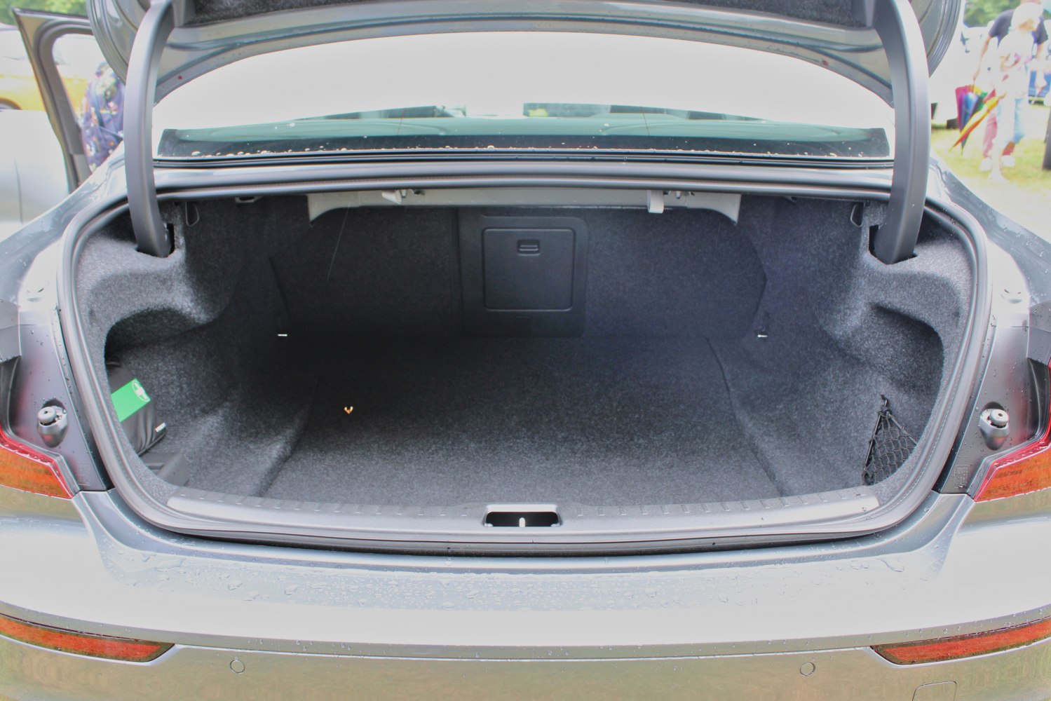 Roomy trunk interior with clean design and ample cargo space.