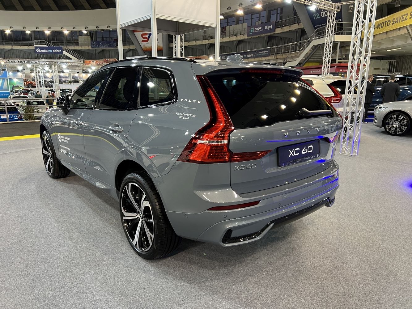Rear view with LED taillights and sleek modern design
