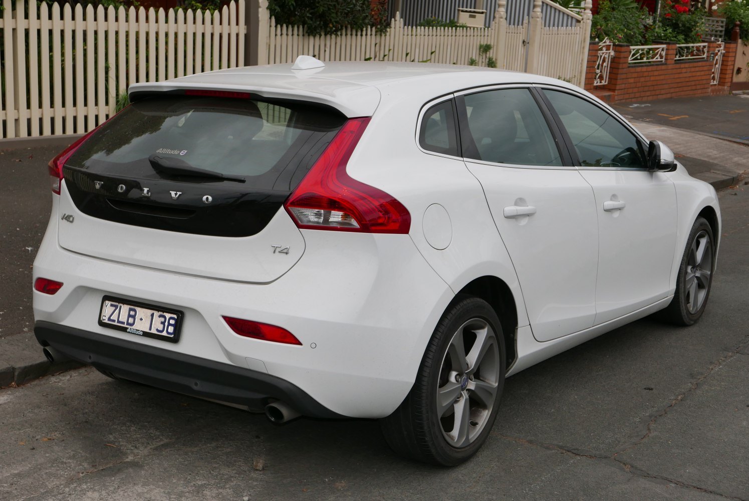 Rear hatchback design with distinctive tail lights and T4 badge