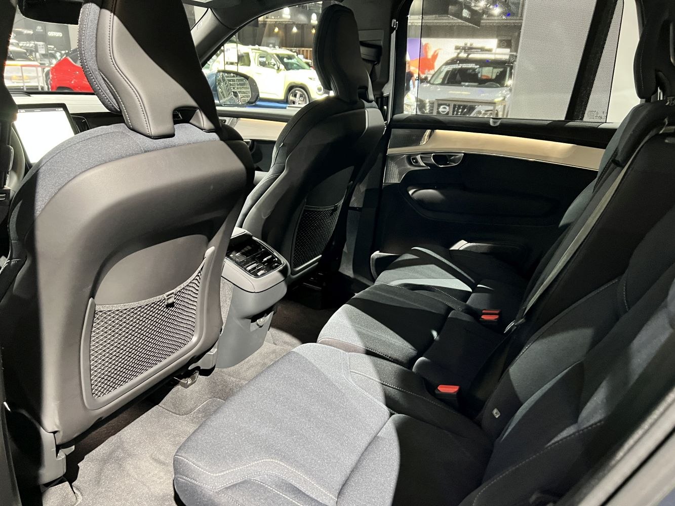 Spacious rear interior seating with modern design and comfort features