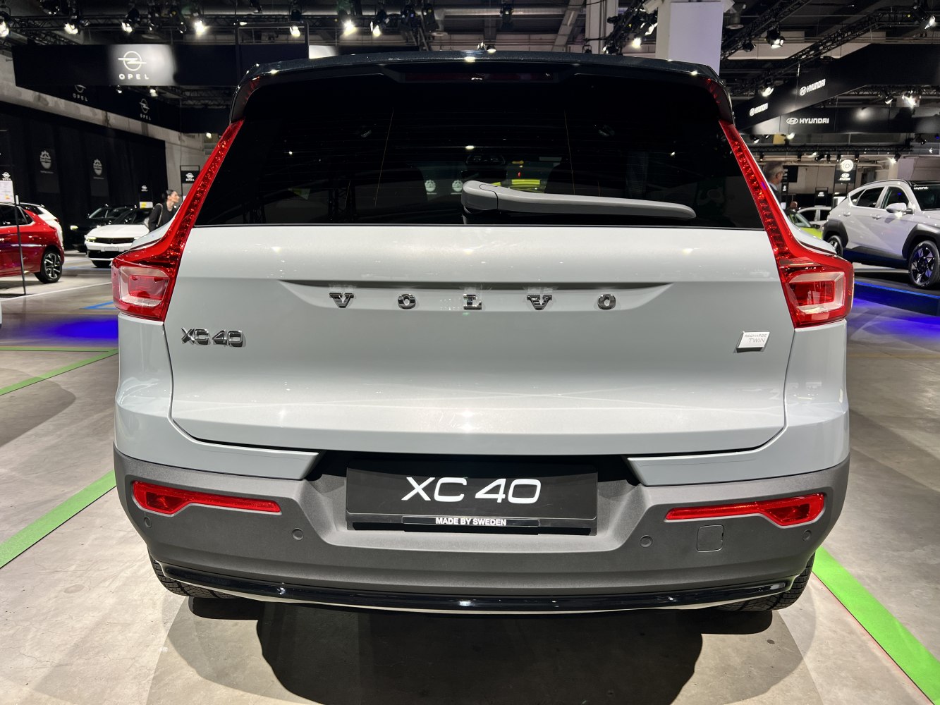 Rear view with distinctive taillights and clean badge layout