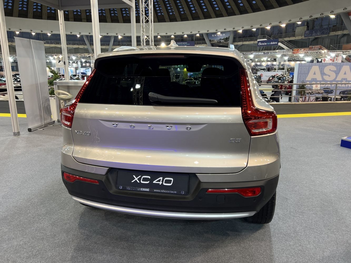 Rear view with updated tail lights and design details