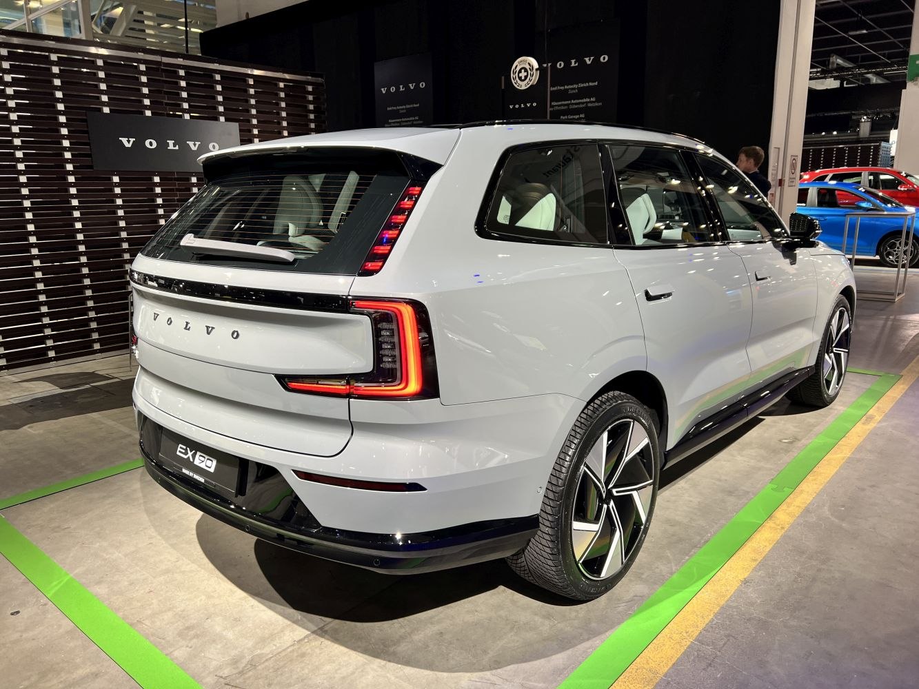 Rear profile with sleek LED taillights and aerodynamic design