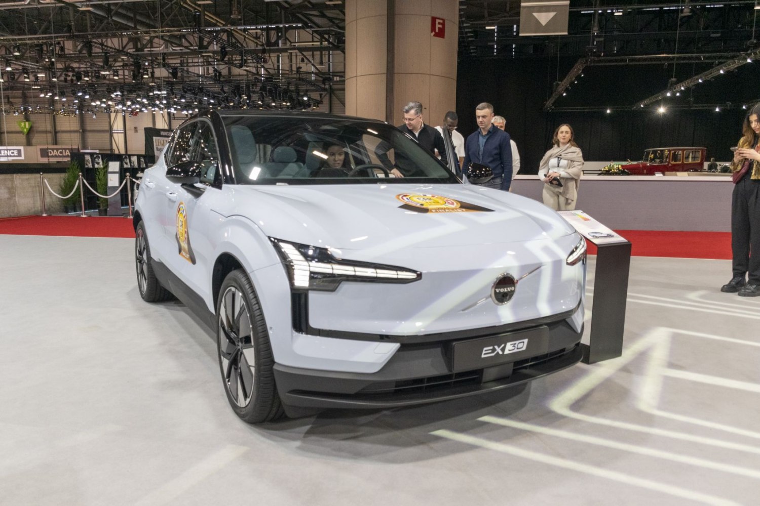 Front view with sleek LED headlights and modern front fascia