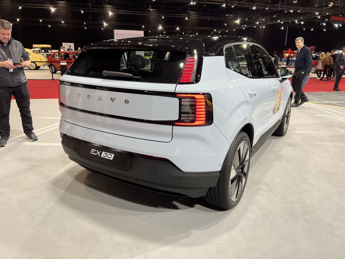 Sleek rear design with modern vertical and horizontal tail lights.