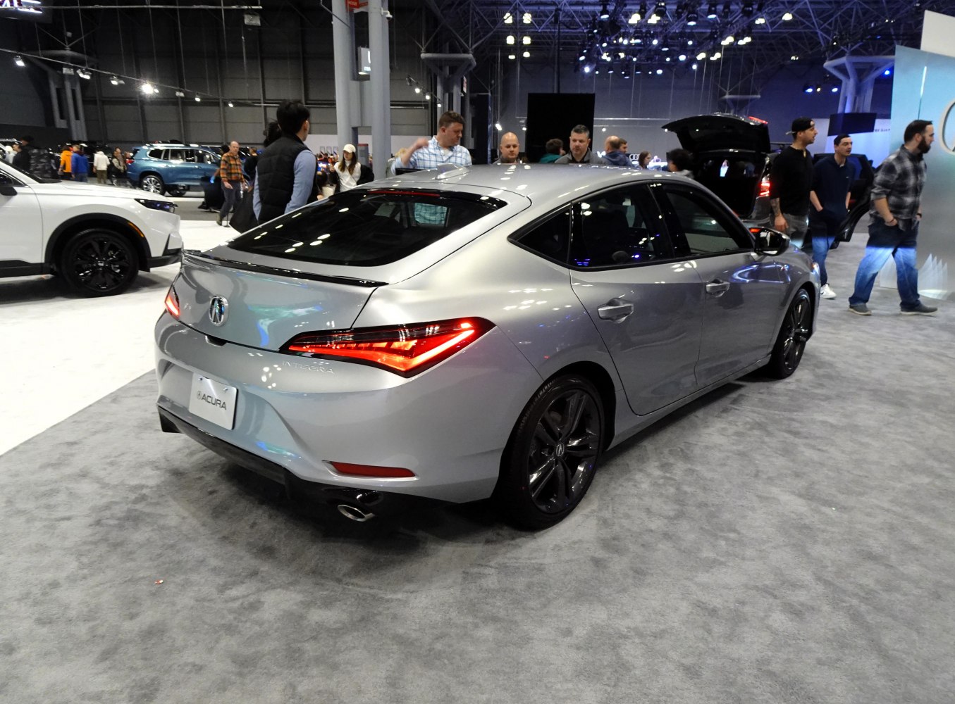 Rear view with LED taillights and dual exhaust
