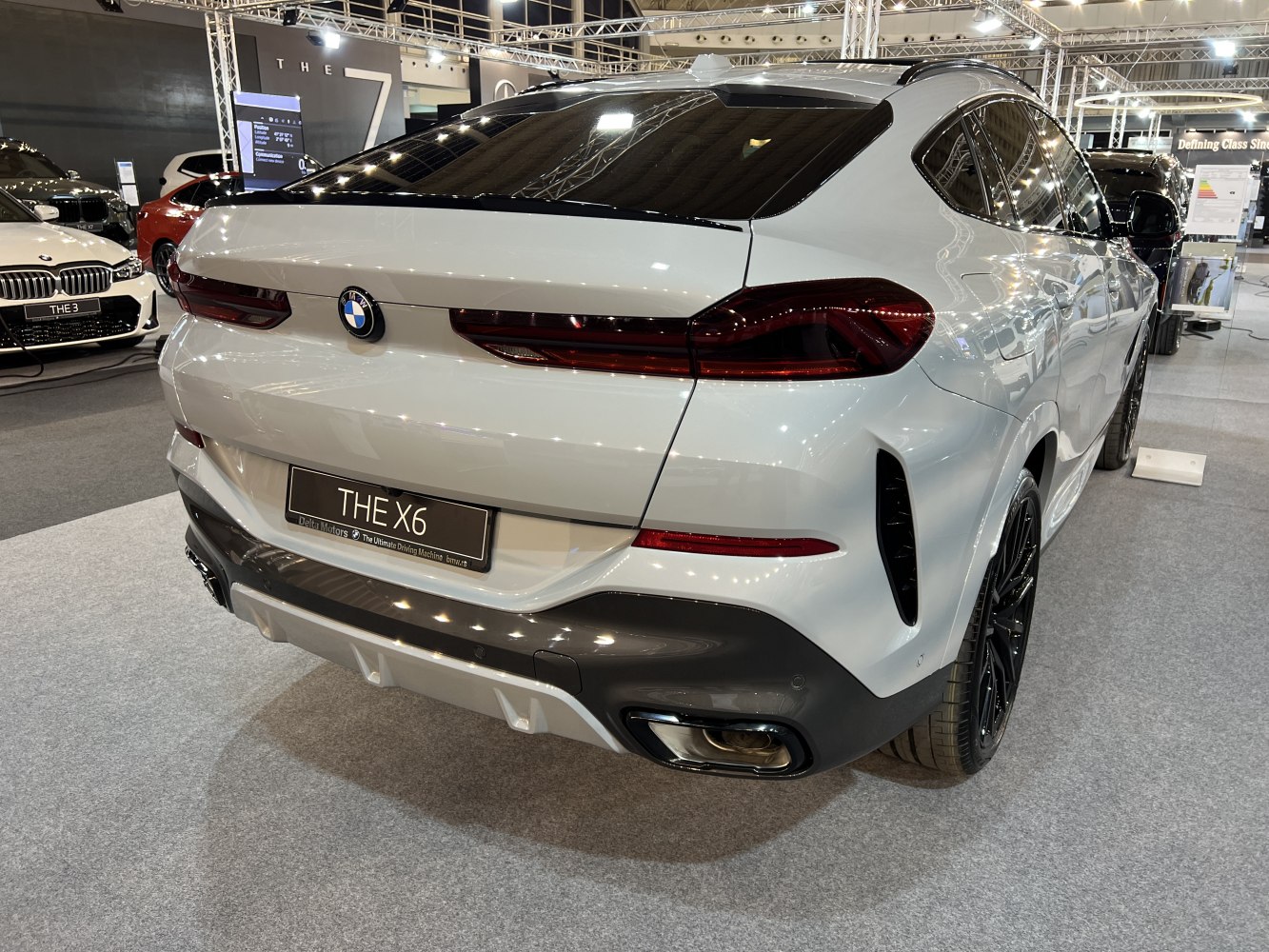 Sleek rear with updated taillights and sporty bumper
