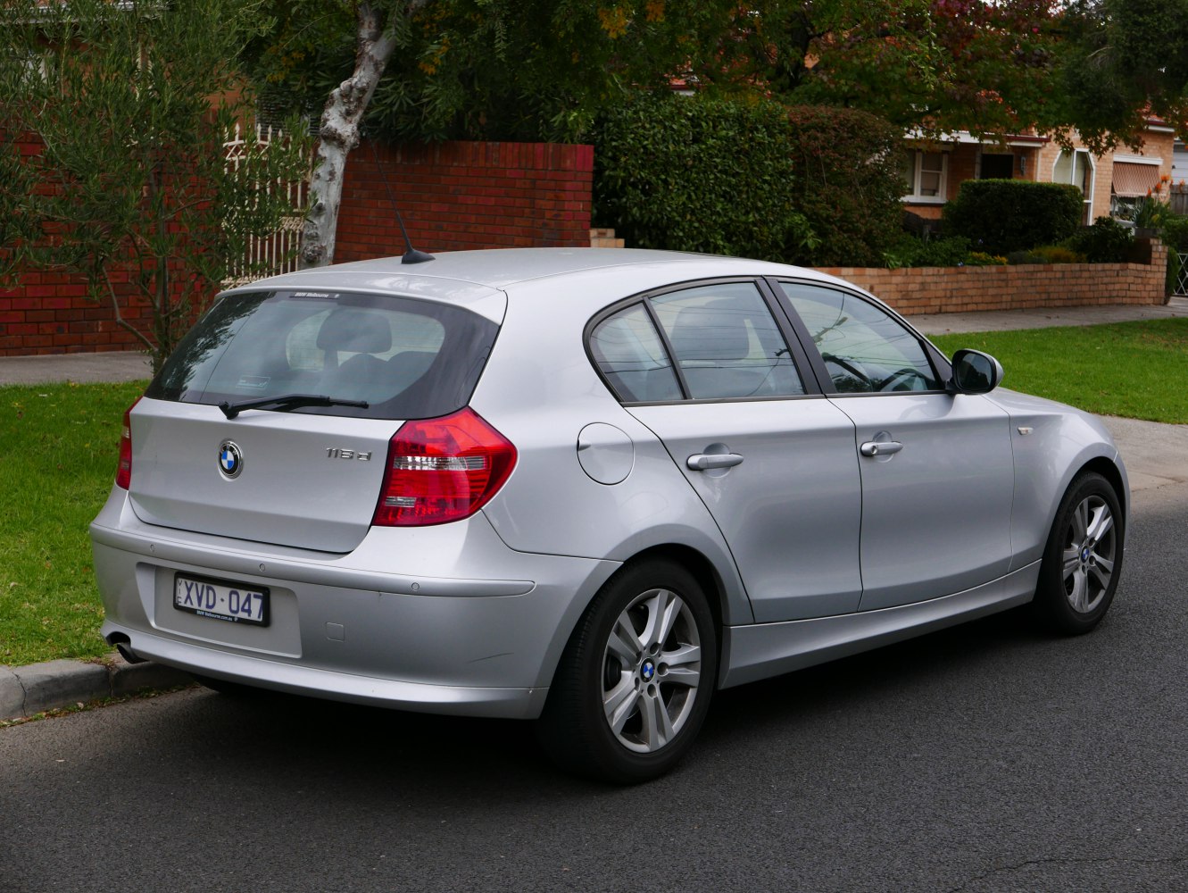 Rear and side view of a 5-door hatchback with distinctive taillights and compact design