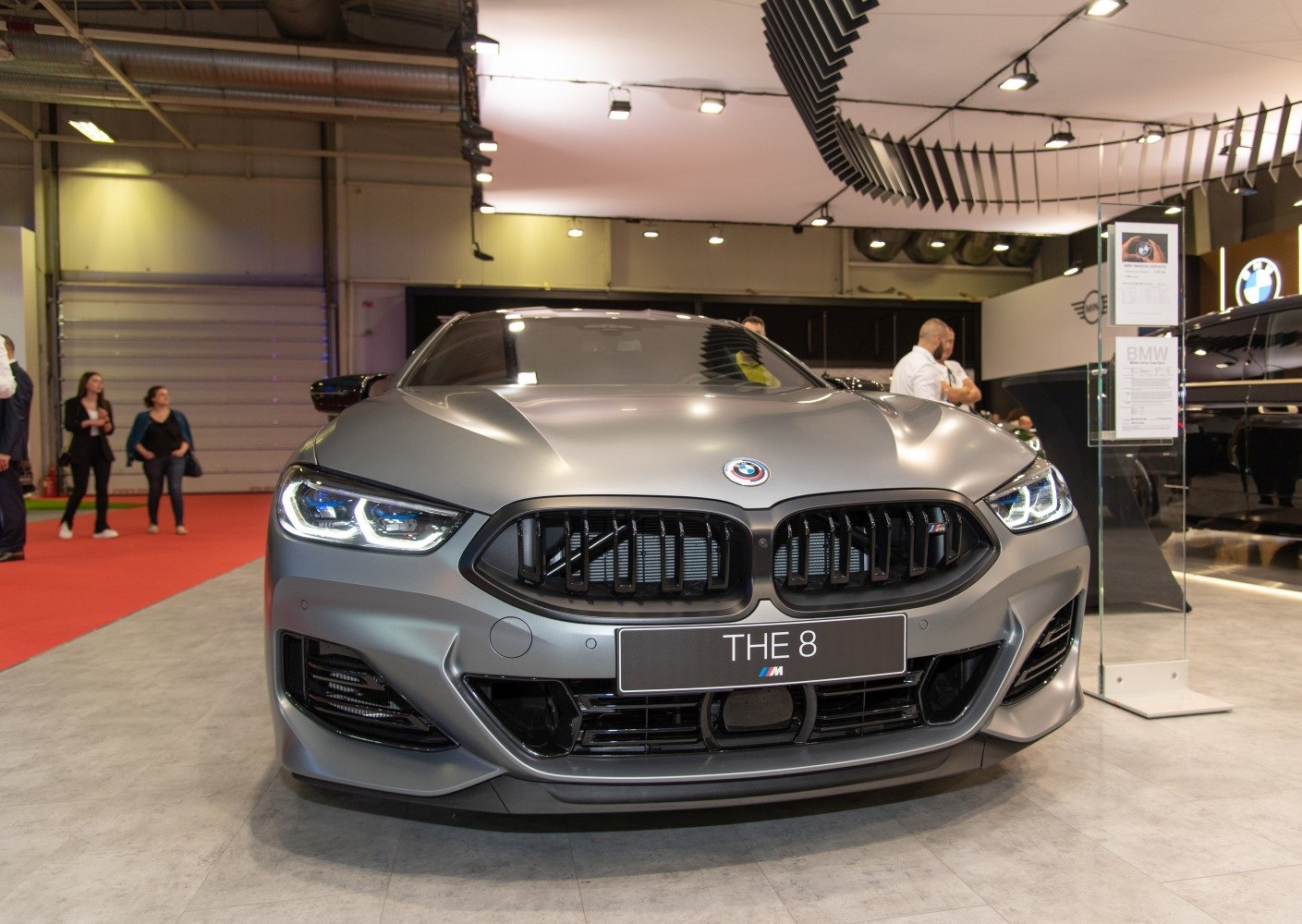 Aggressive front grille with LED headlights