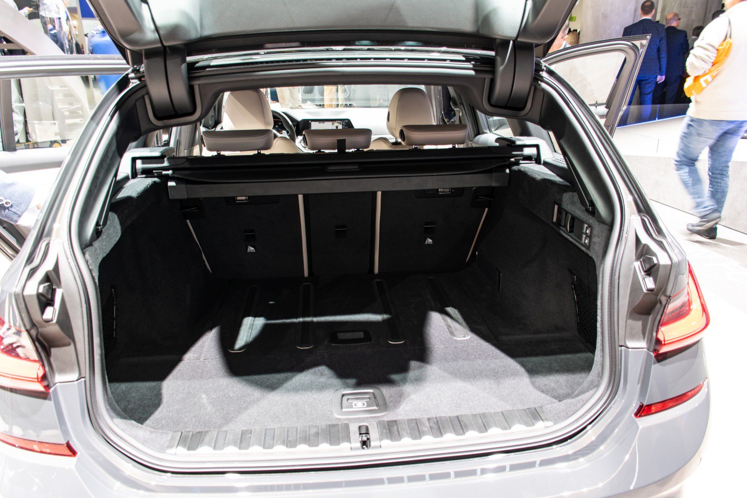 Large, spacious rear cargo area of a modern estate vehicle.