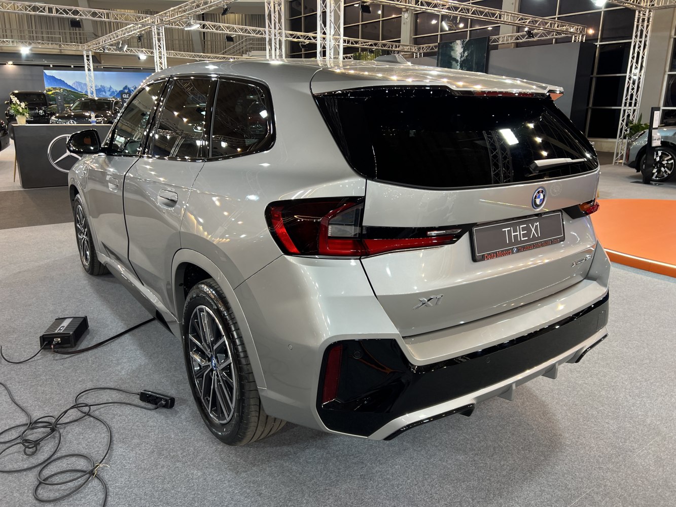 Rear view with modern LED tail lights and aerodynamic styling