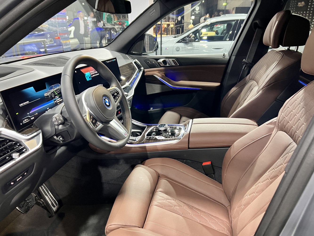Luxury leather seats and digital instrument cluster with advanced dashboard controls