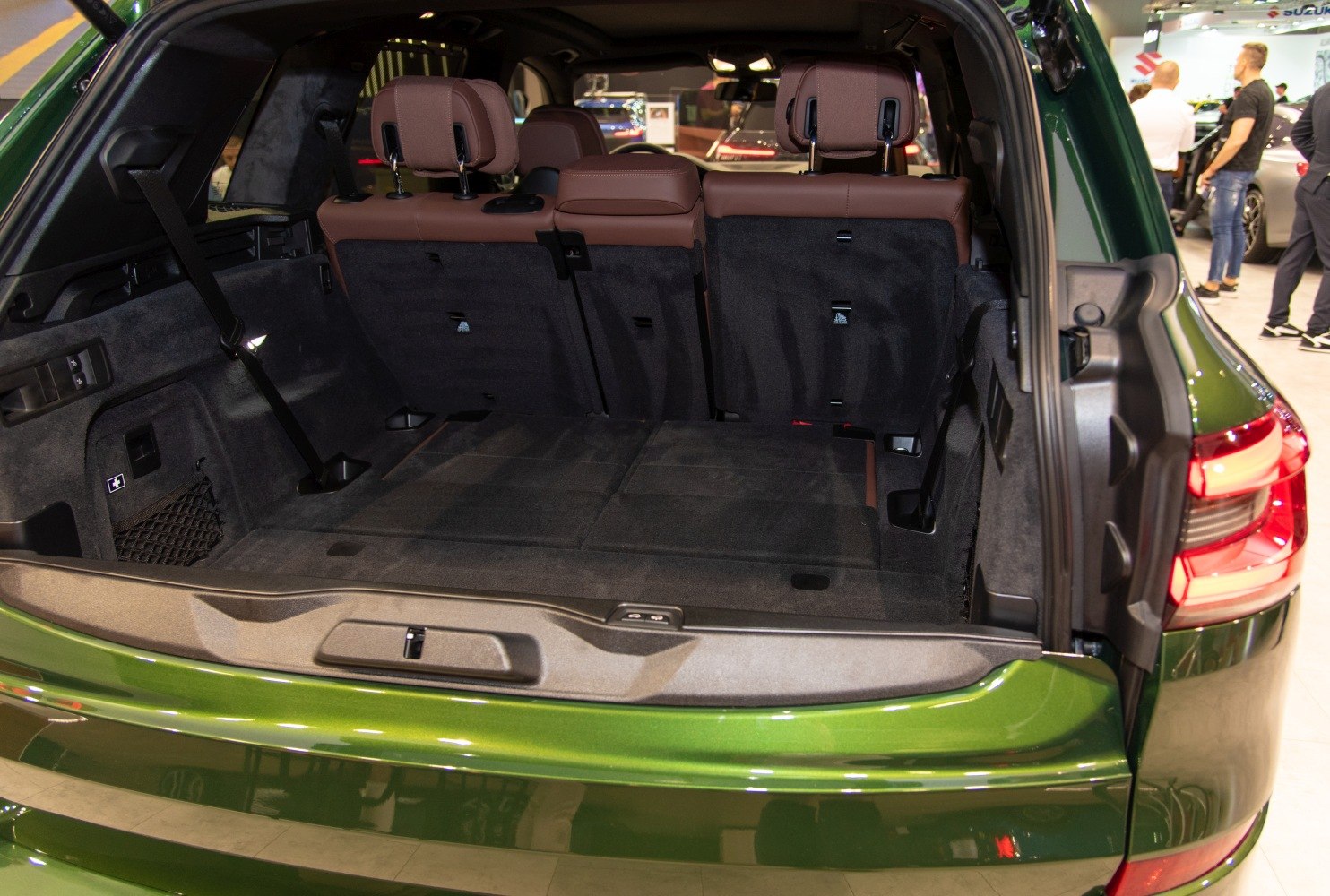 Spacious rear cargo area with fold-flat second-row seats