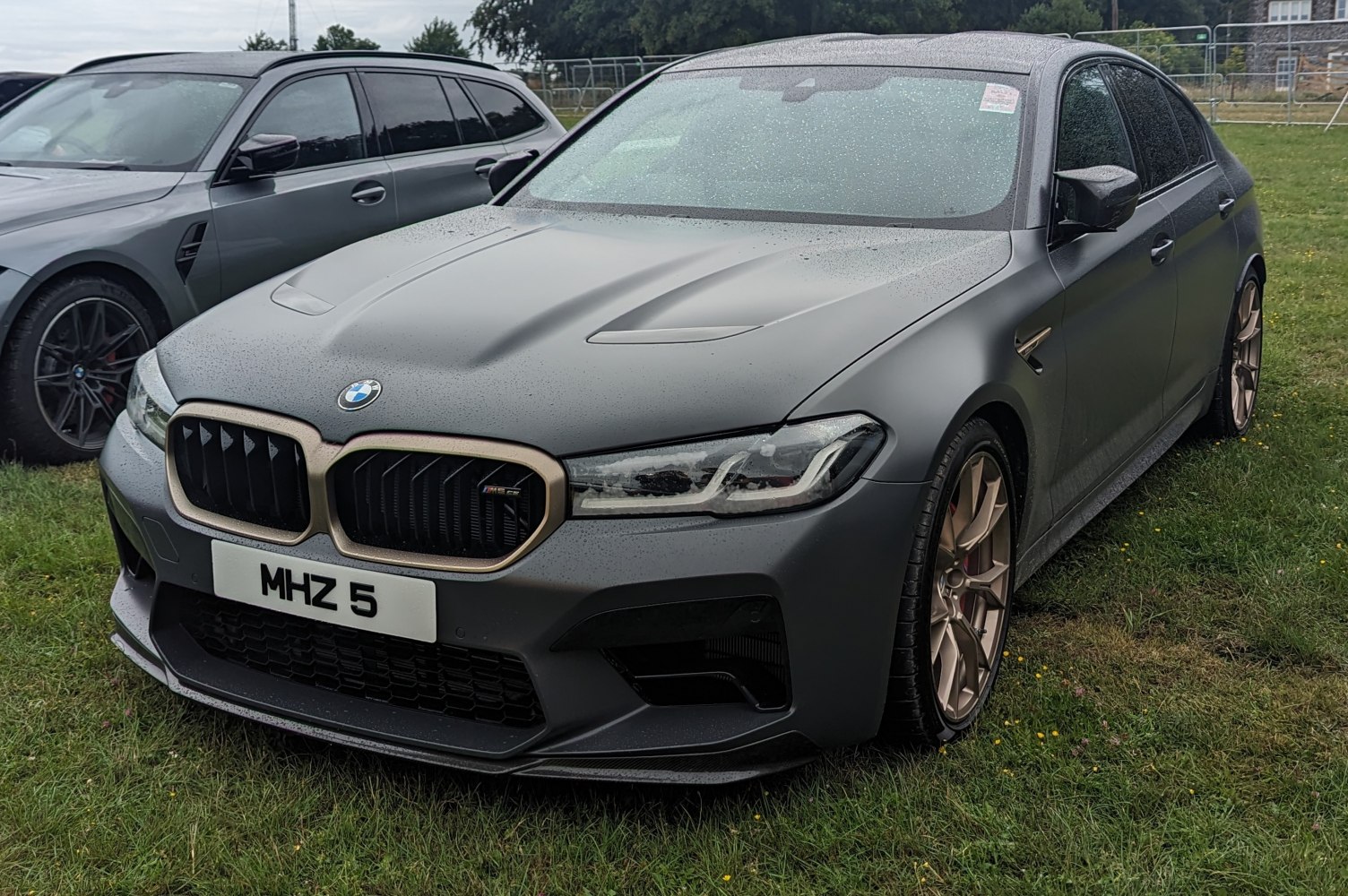 Front kidney grille and sleek LED headlights with sporty design