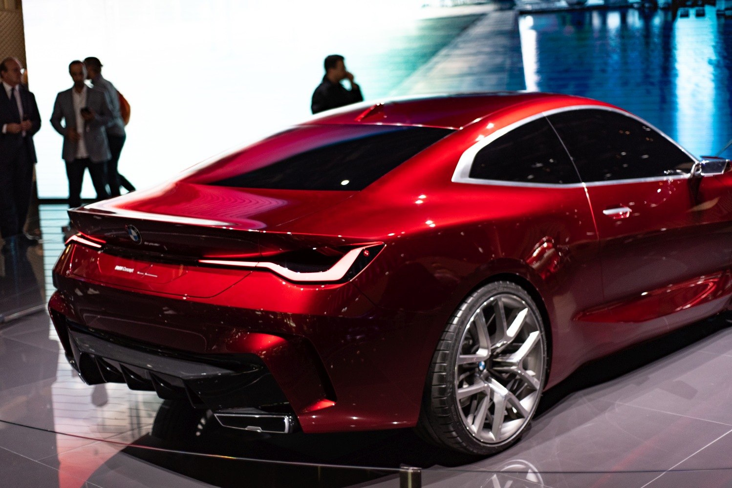 Sleek rear design with modern taillights and alloy wheels