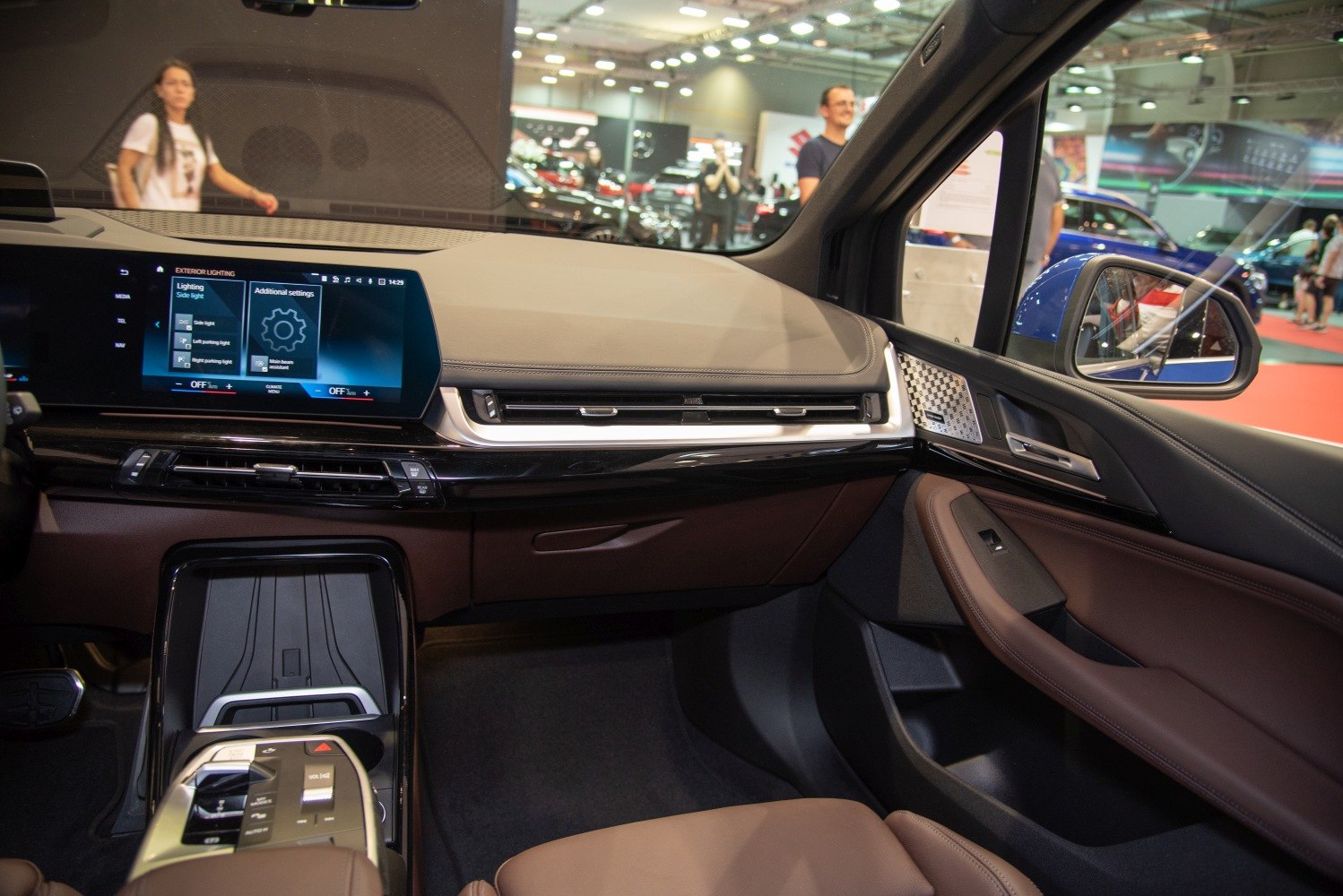 Modern digital dashboard and premium interior materials