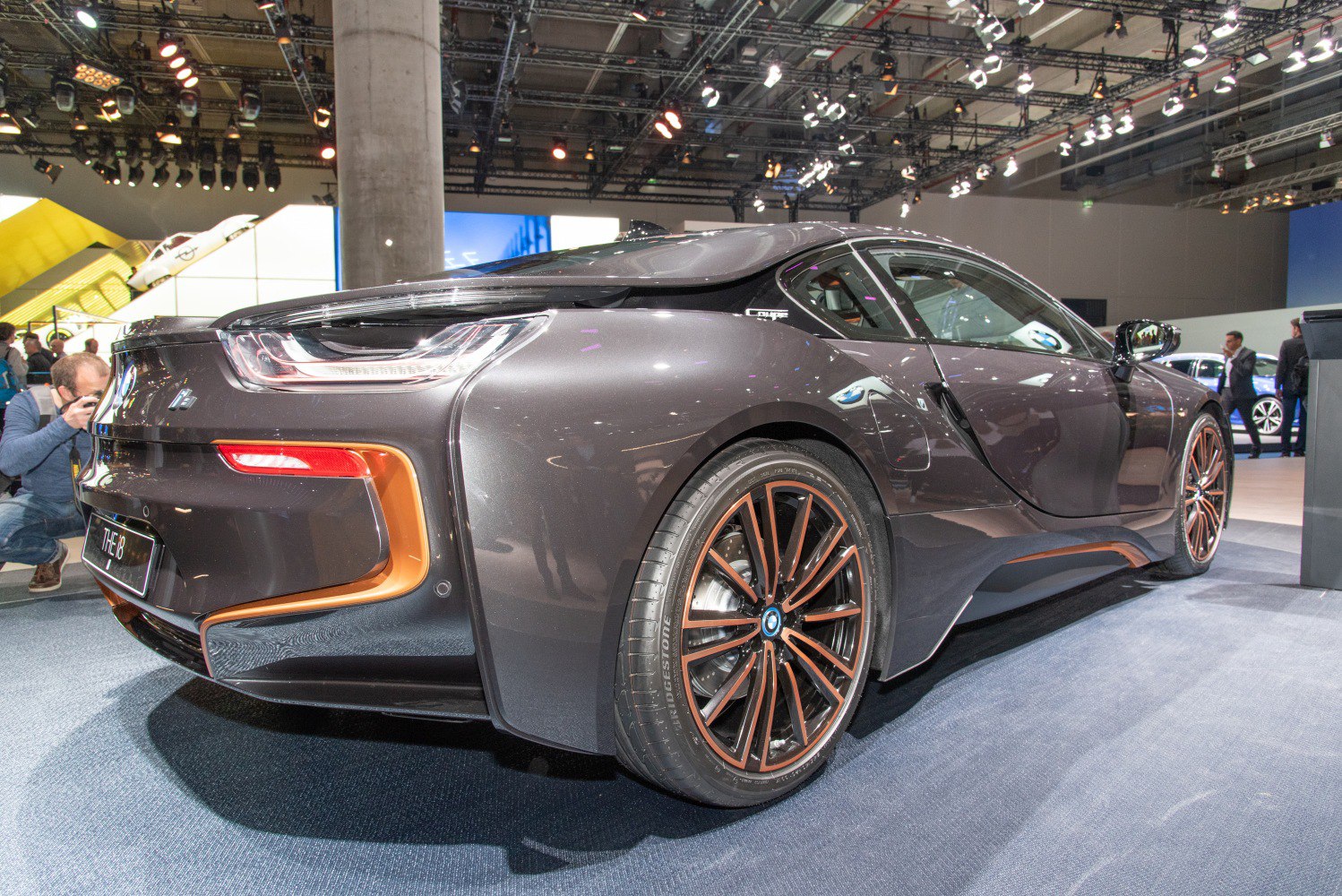 Rear and side profile with distinctive alloy wheels and aerodynamic styling
