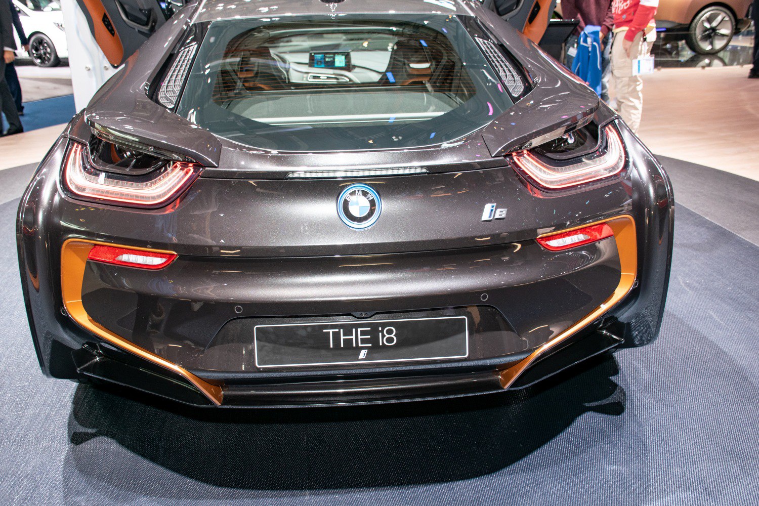Distinctive rear tail lights and aerodynamic rear design