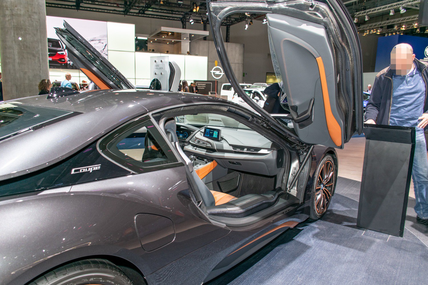 Butterfly doors and high-tech sporty interior
