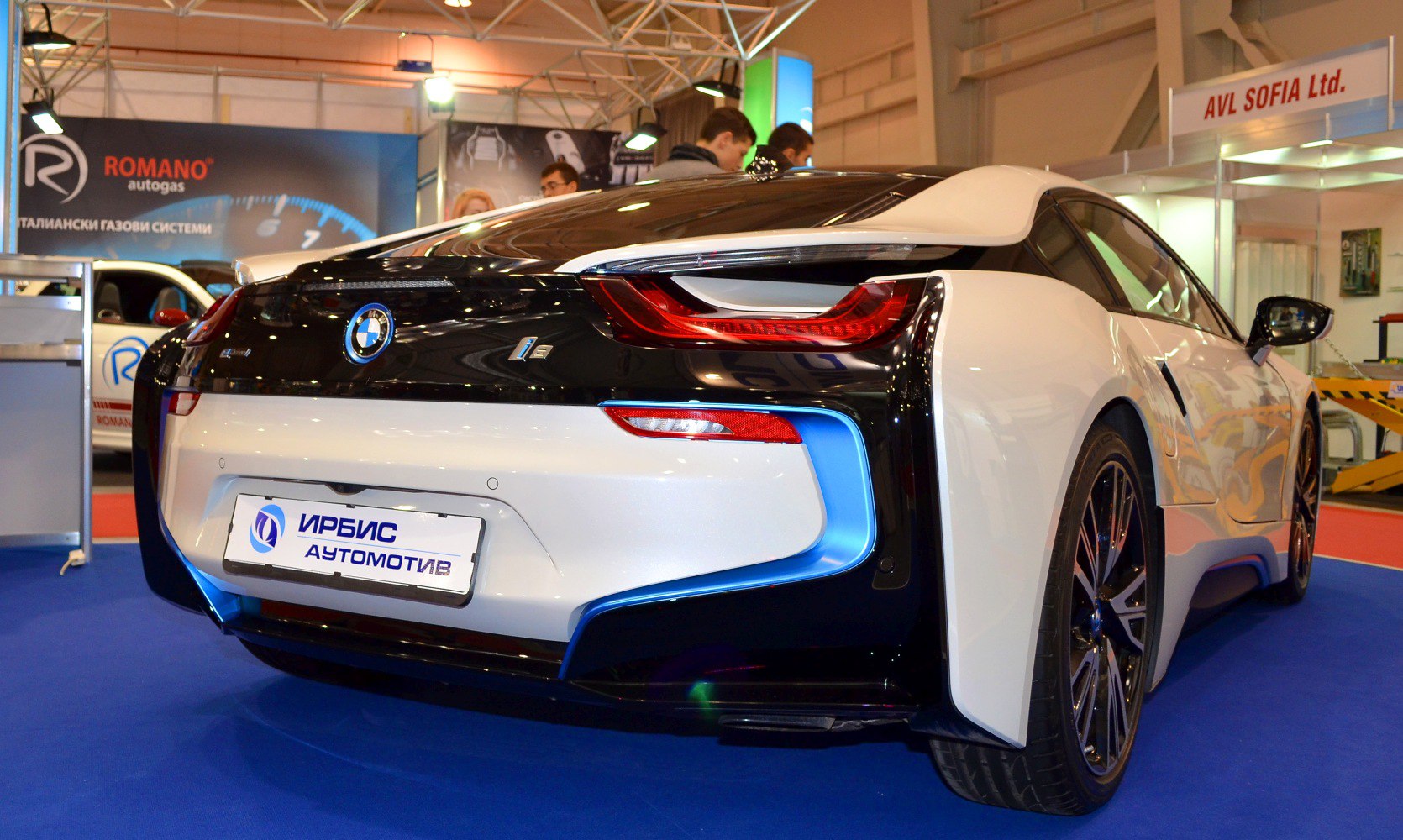 Rear view with sleek taillights and aerodynamic curves