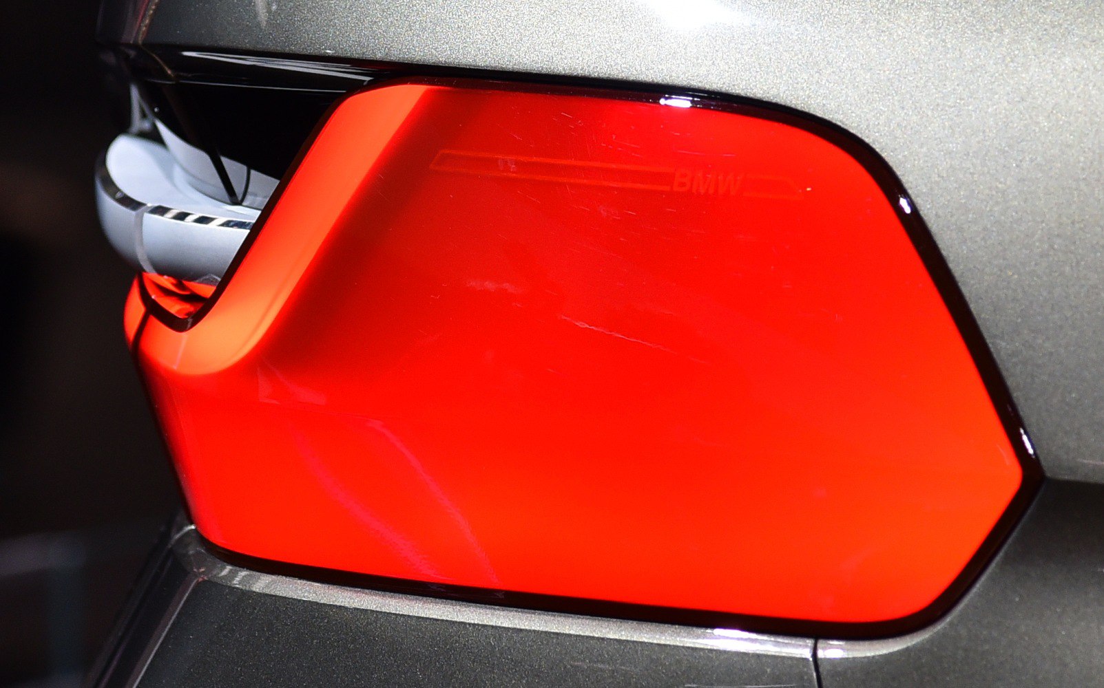 Close-up of BMW X7 Concept rear tail light design