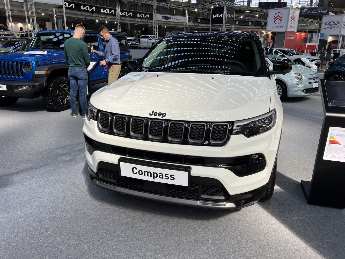 Front grille and headlights of a modern SUV.