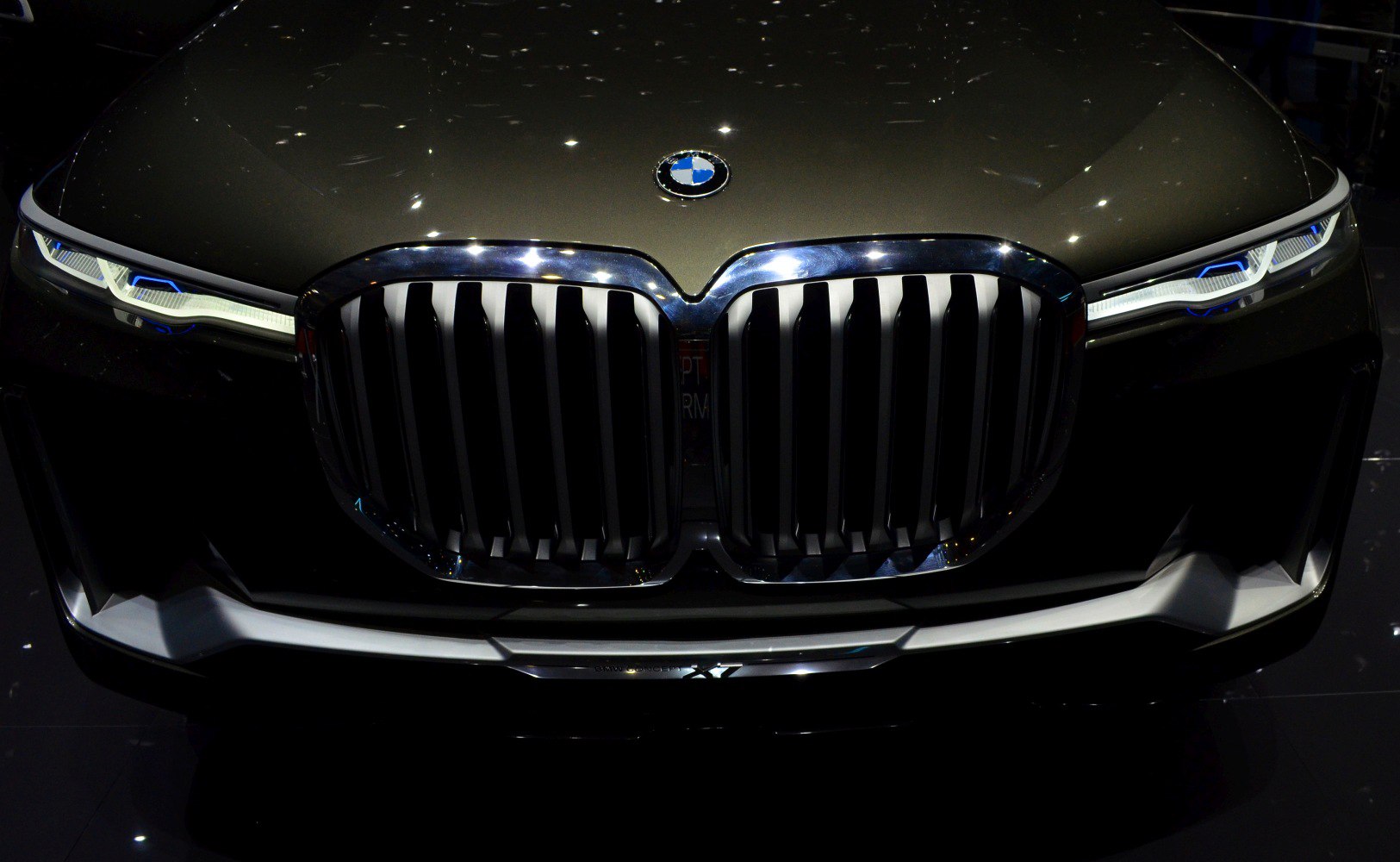 Bold double kidney grille with sleek LED headlights