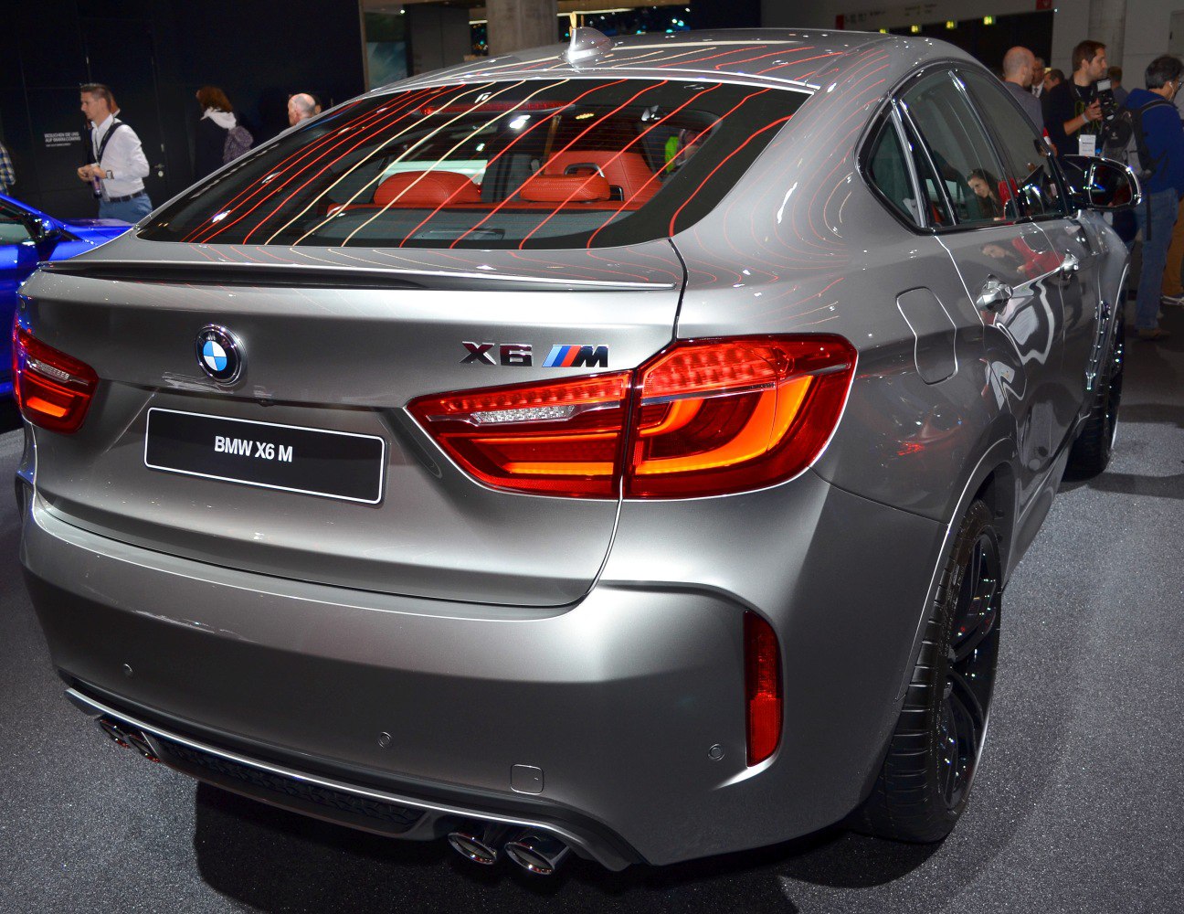 Rear view with quad exhaust and LED tail lights