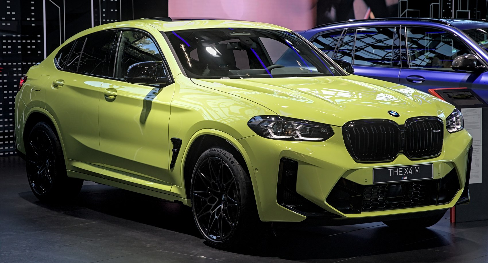 Sporty mid-size SUV with bold kidney grille and aggressive front design.