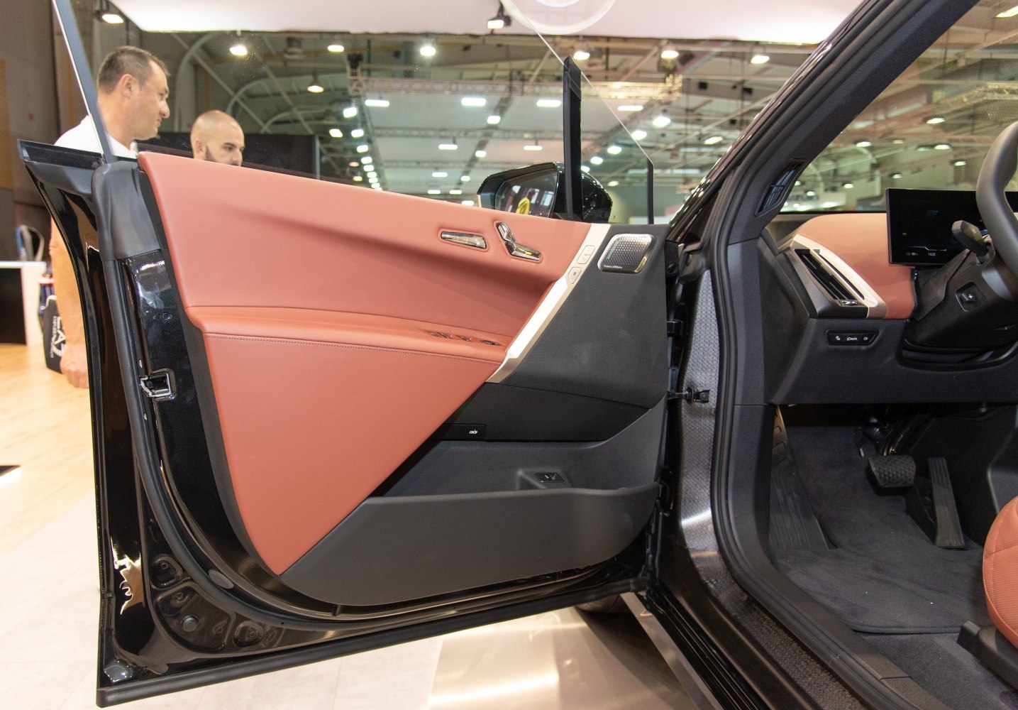 Luxury interior door panel with modern design and premium materials