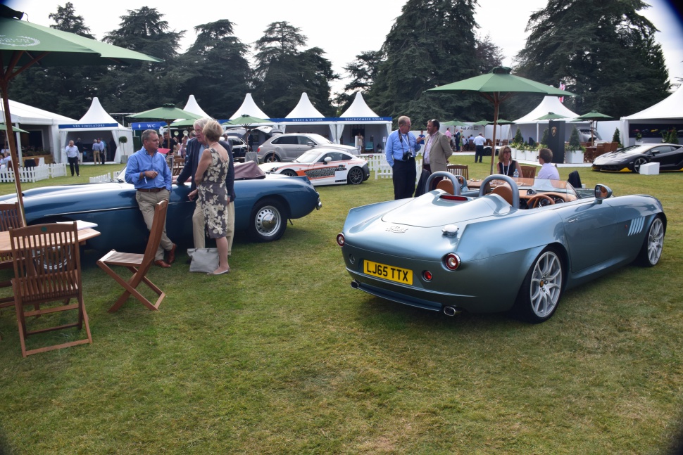 Open two-seater roadster with distinctive rear and leather interior