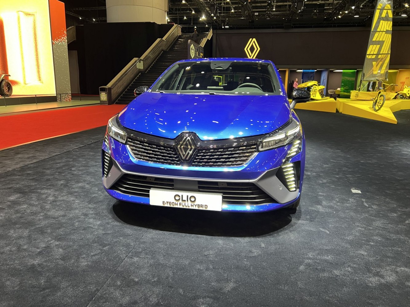 Front view with modern grille and LED headlights