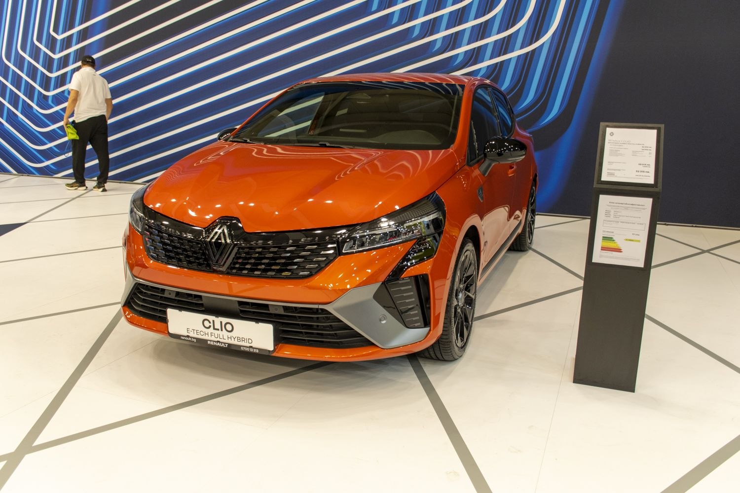 Front grille and headlight design of a modern hatchback