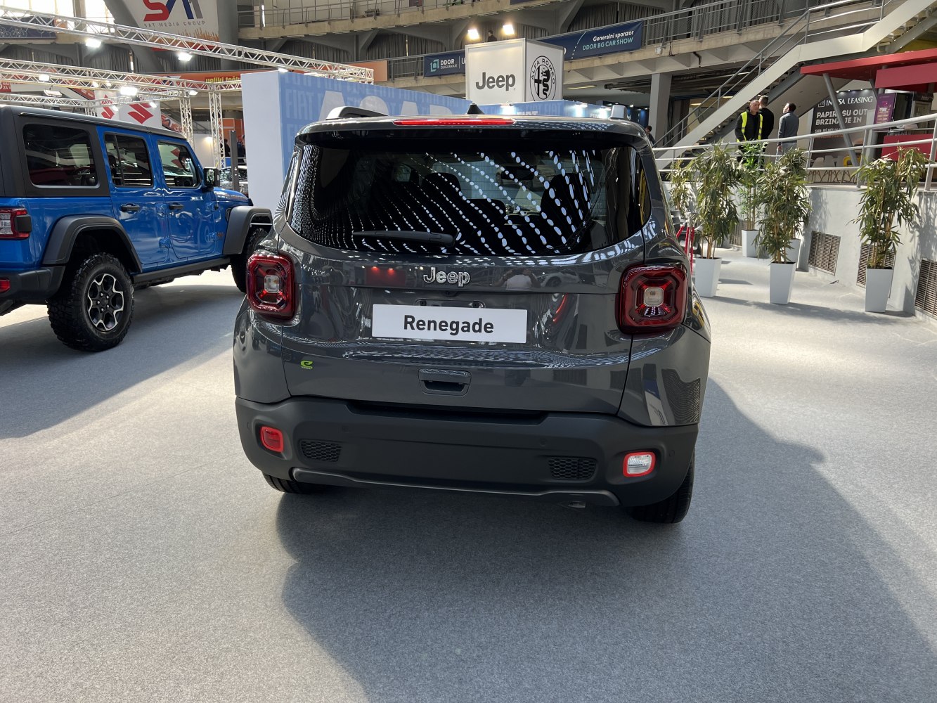 Rear view of a compact SUV highlighting taillights and bumper details